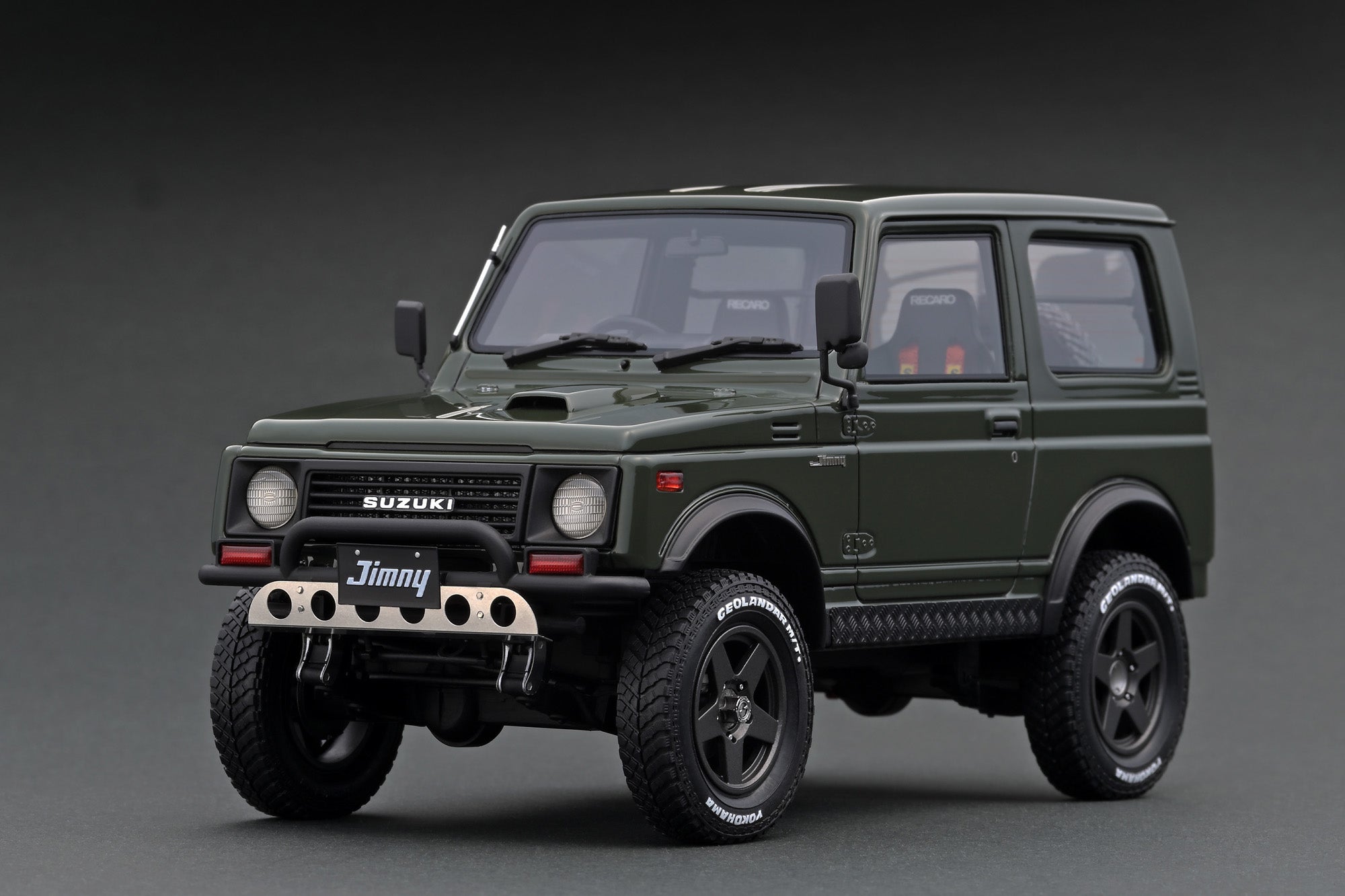 イグニッションモデル IG1718 1/18 ジムニー (JA11) グリーン IG1718 SUZUKI Jimny (JA11) Green – ignition model