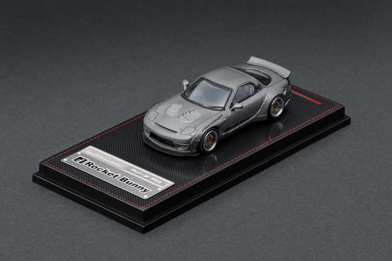 IG1743 Rocket Bunny RX-7 (FD3S) Titanium Gray – ignition model