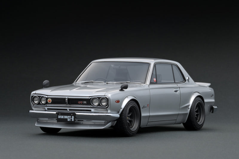 IG1786 Nissan Skyluine 2000 GT-R KPGC10 Silver – ignition model