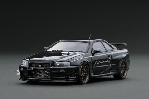 IG1815 Nissan Skyline GT-R Mine's (R34) Black