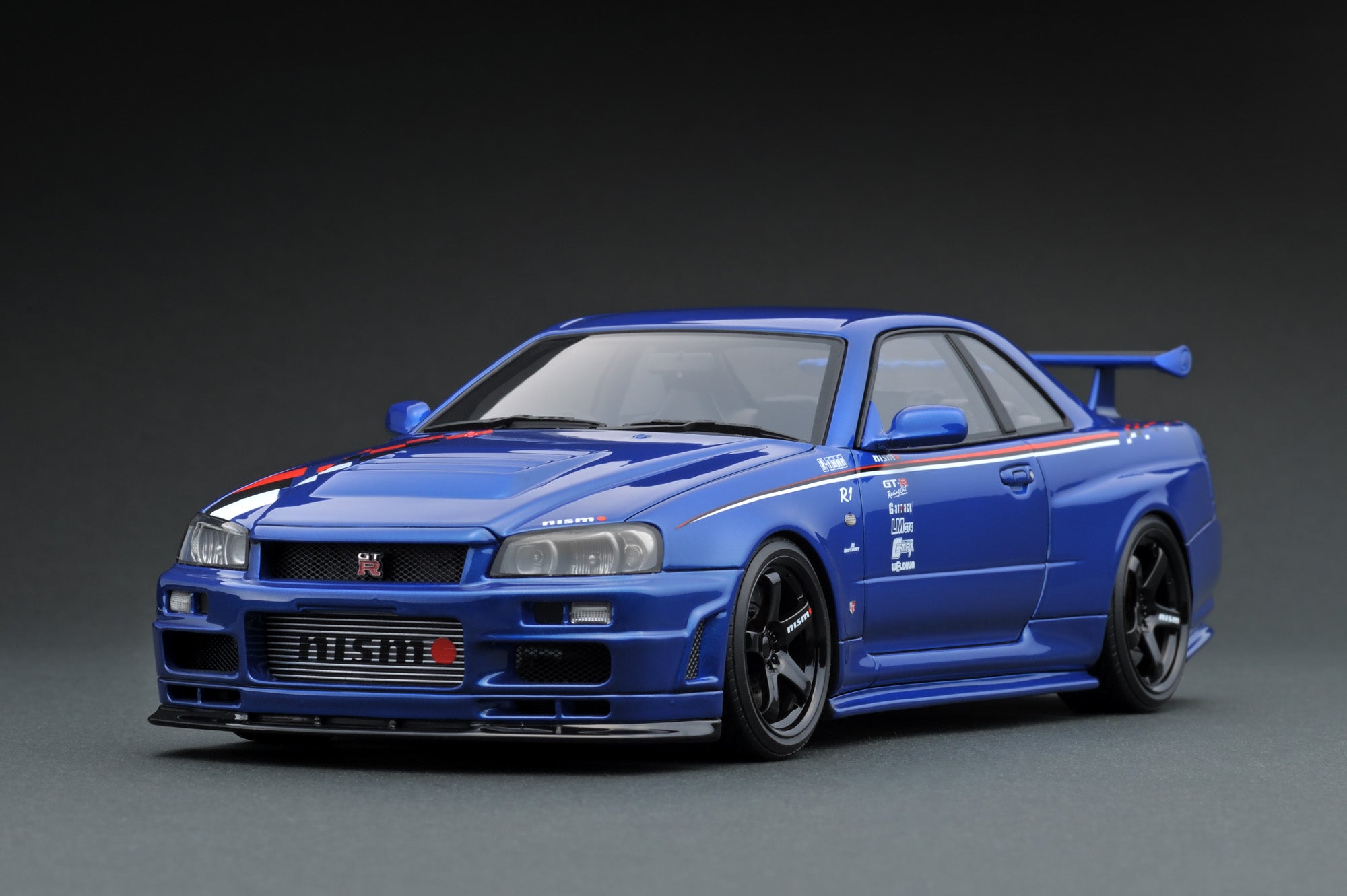 IG1827 Nismo R34 GT-R R-tune Bayside Blue – ignition model