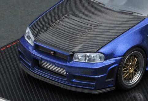 IG1869 Nismo R34 GT-R Z-tune Blue Metallic – ignition model