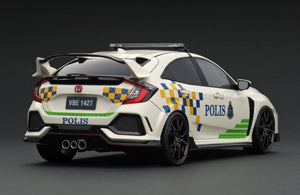 IG1882  1/18 Honda CIVIC (FK8) TYPE R Malaysia Police Test Car <IG online shop limited>