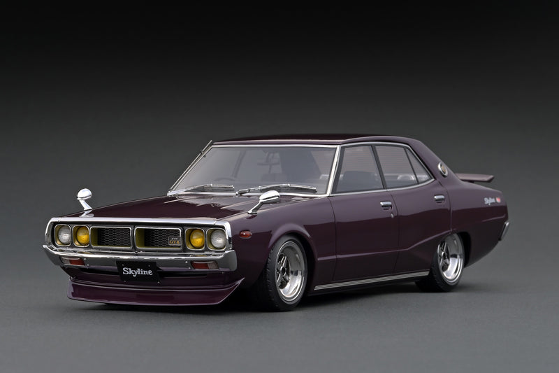 SKYLINE　2000GT-R NISSAN SKYLINE 2000GT-R (KPGC110) TUNED VER. RHD RED 1/18 MODEL BY