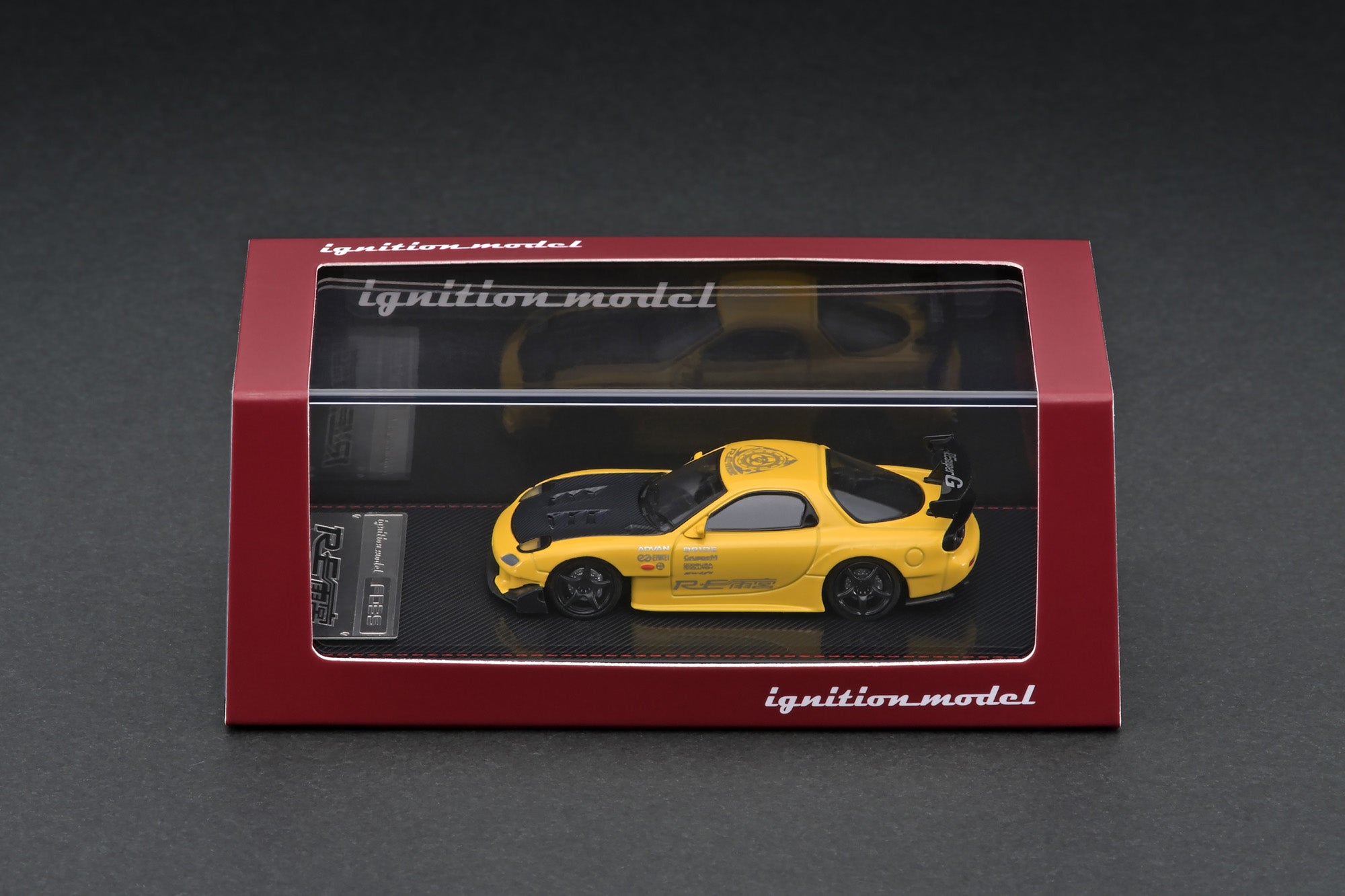 IG2064 Mazda RX-7 (FD3S) RE Amemiya Yellow – ignition model