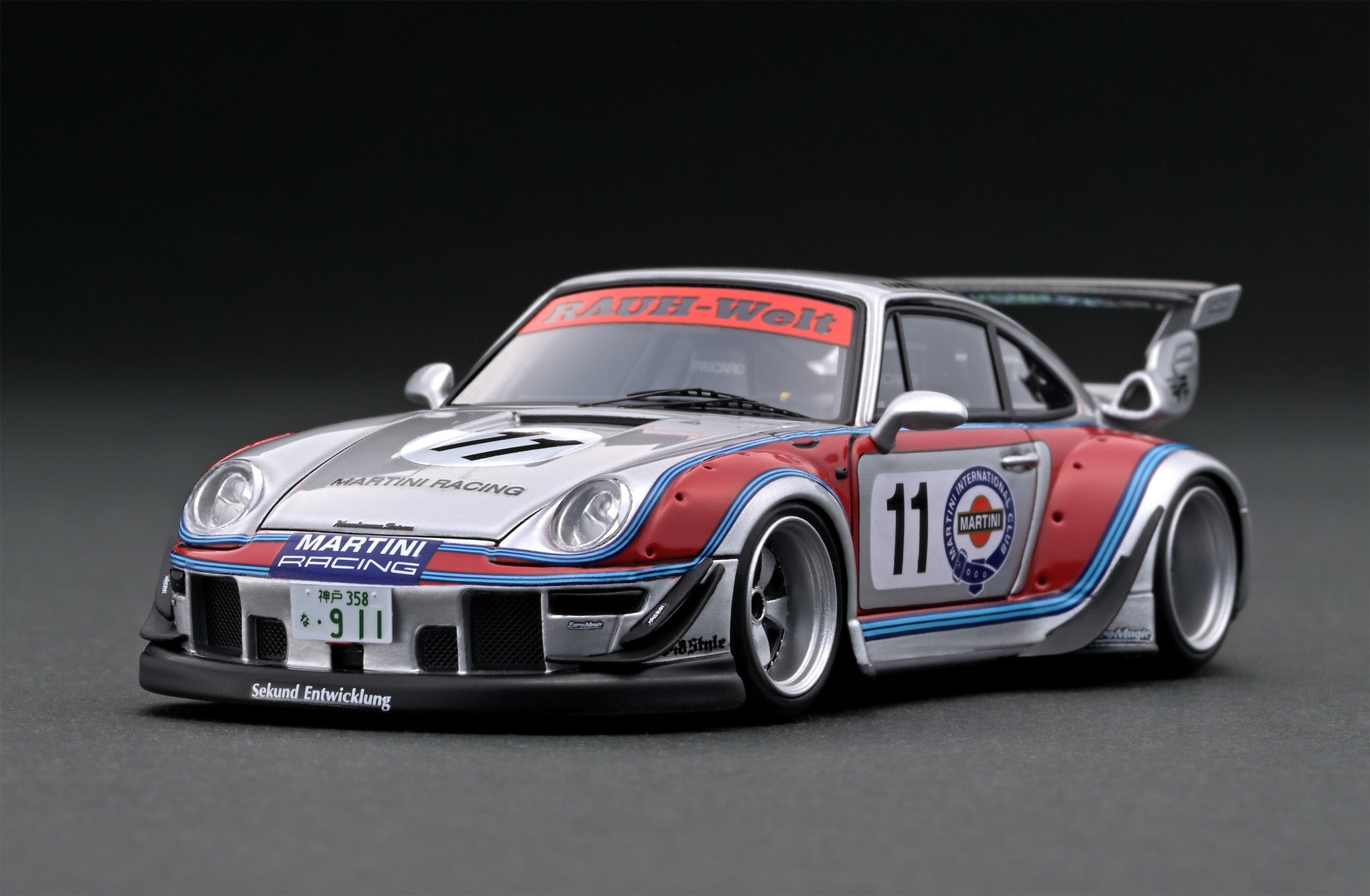 Red Rwb 993 IG2169 RWB 993 Silver/Red – ignition model
