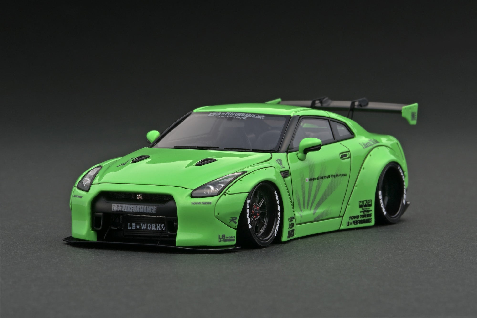 IG2270 LB-WORKS GT-R (R35) Green Metallic – ignition model