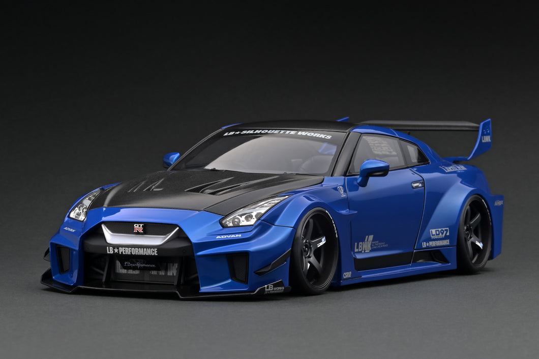 IG2355 LB-Silhouette WORKS GT Nissan 35GT-RR Blue Metallic