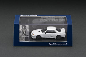 IG2389 TOP SECRET GT-R (VR32) White With Smokey Nagata metal figurine