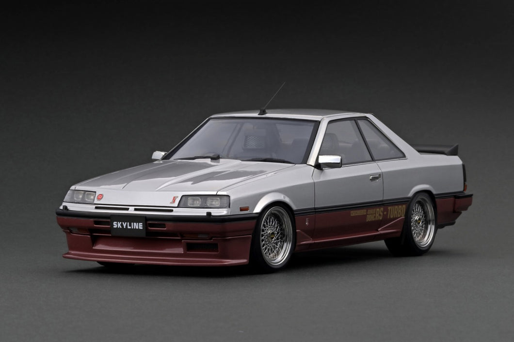 IG2441 Nissan Skyline 2000 RS-X Turbo-C (R30) Silver/Red