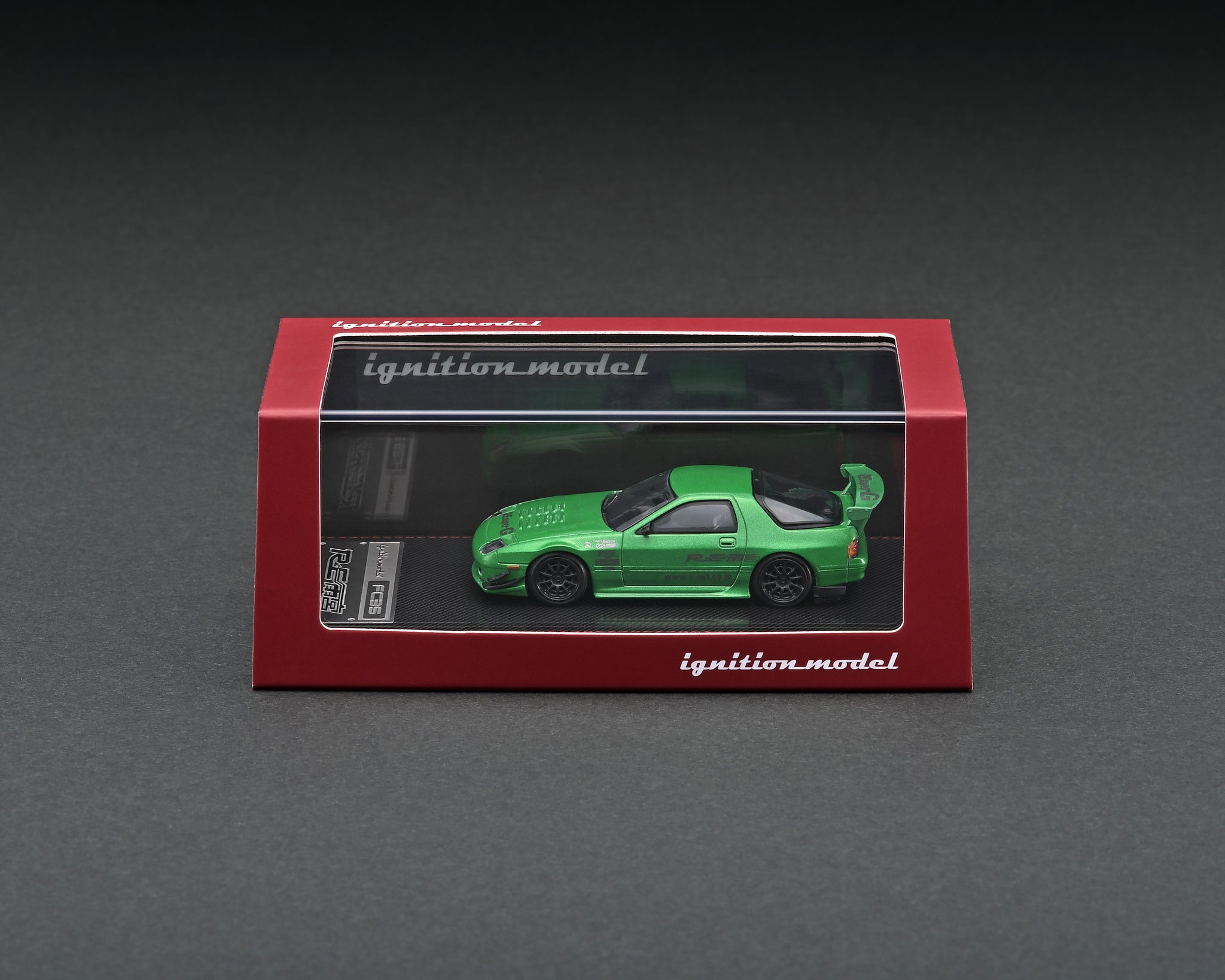 IG2496 Mazda RX-7 (FC3S) RE Amemiya Green Metallic – ignition model