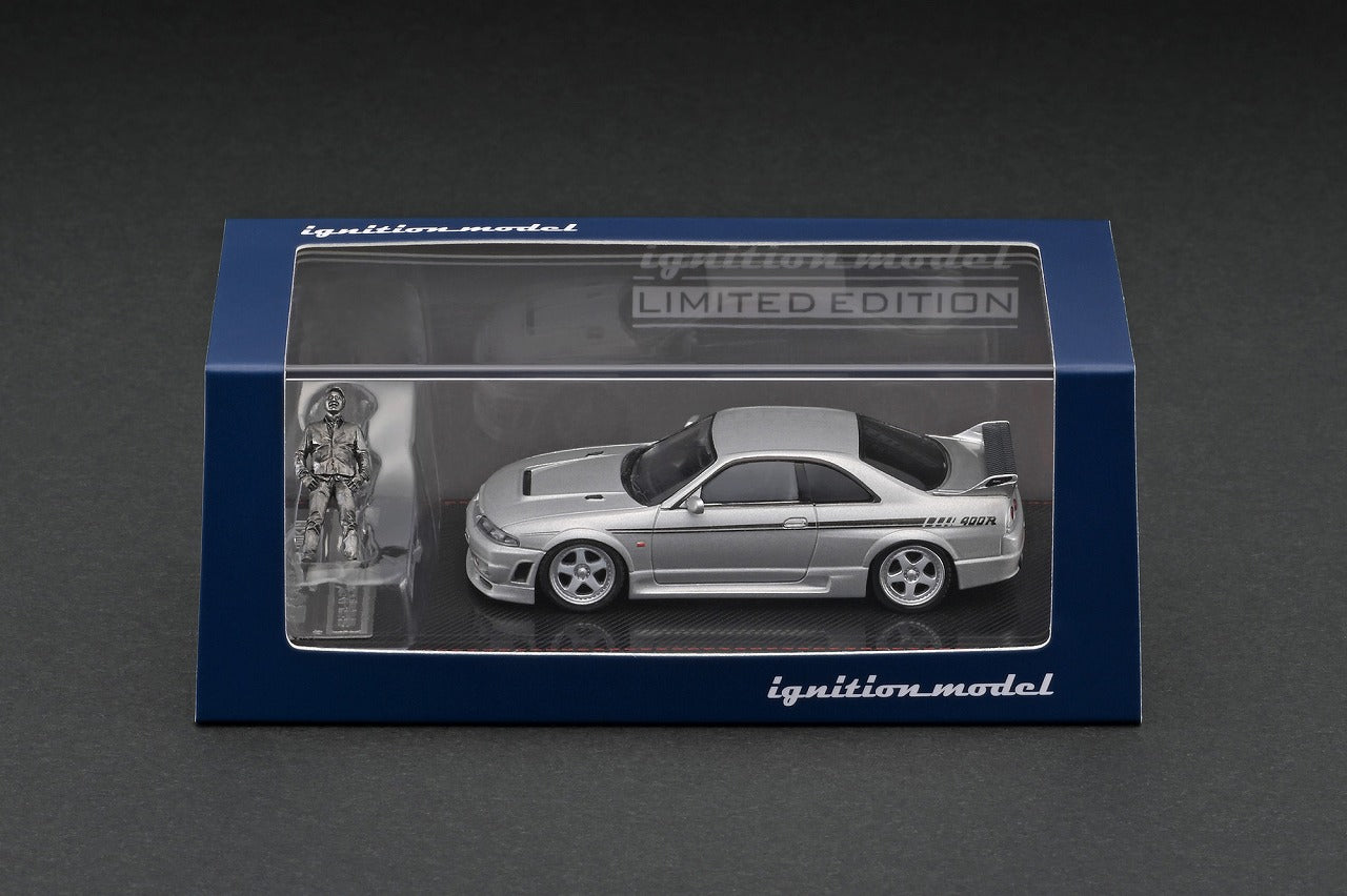 IG2501 Nismo R33 GT-R 400R Silver With Mr. Matsuda – ignition model