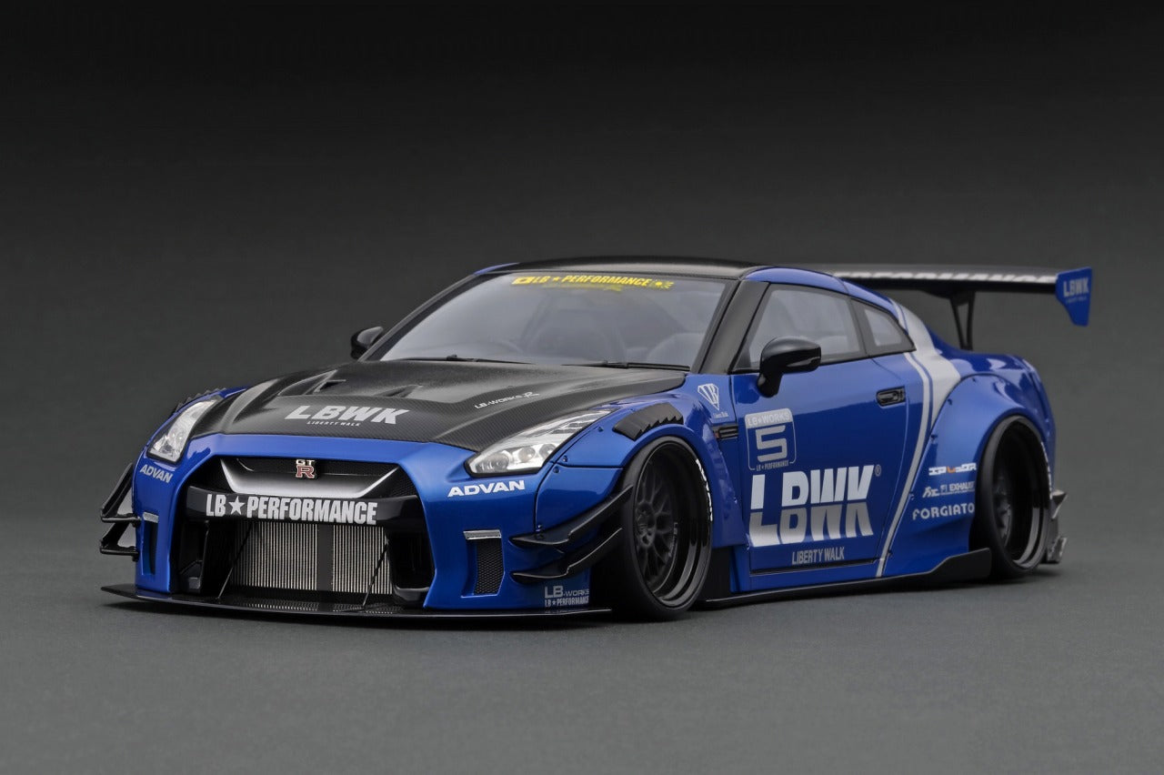 IG2551 LB-WORKS Nissan GT-R R35 type 2 Blue – ignition model