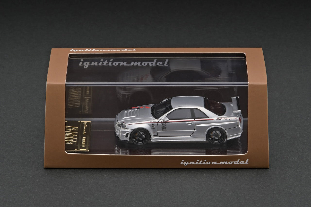 IG2576 Nismo R34 GT-R R-tune Silver – ignition model