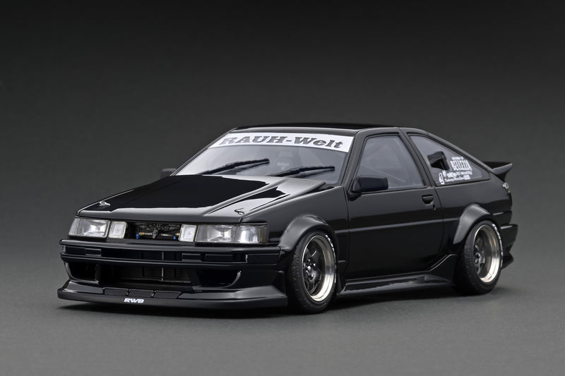イグニッションモデル　RWB仕様 AE86 ミニカー/完成品 イグニッションモデル 1/18 RWB AE86 マットブラック