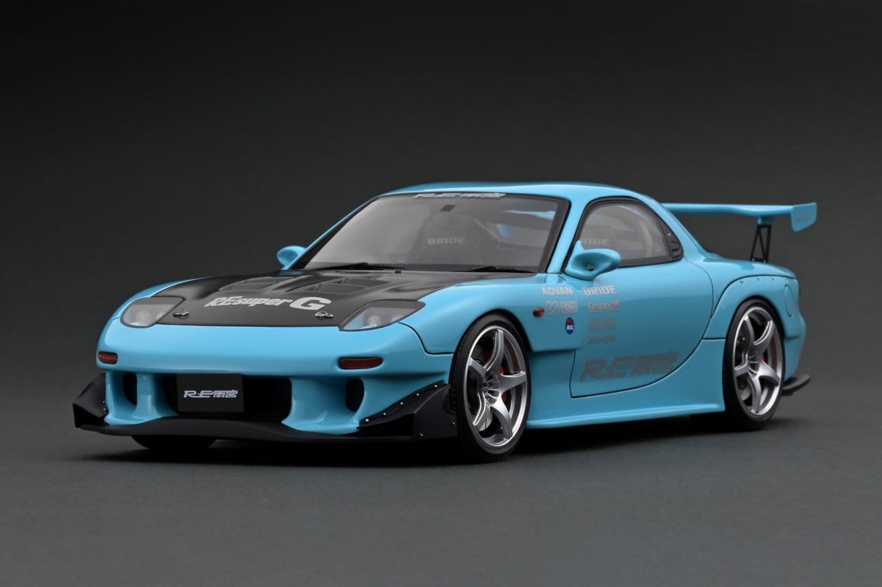 Fd Rx7 Miami Blue IG2231 MAZDA RX-7 (FD3S) RE Amemiya Light Blue – ignition model