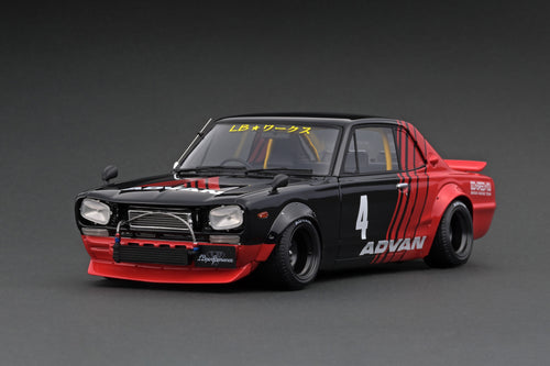 IG2646 LB-WORKS Hakosuka 2Door  Black/Red