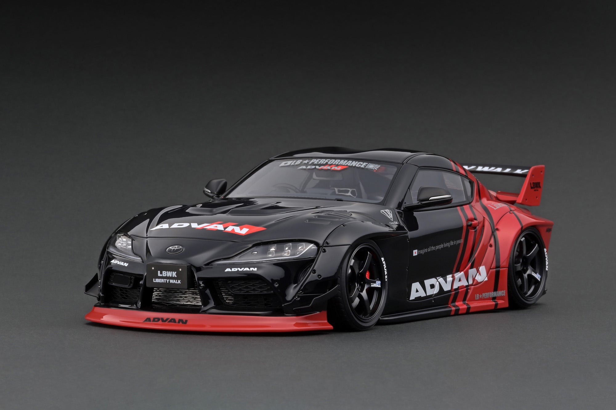 IG2650 LB-WORKS TOYOTA SUPRA (A90) Black/Red – ignition model 