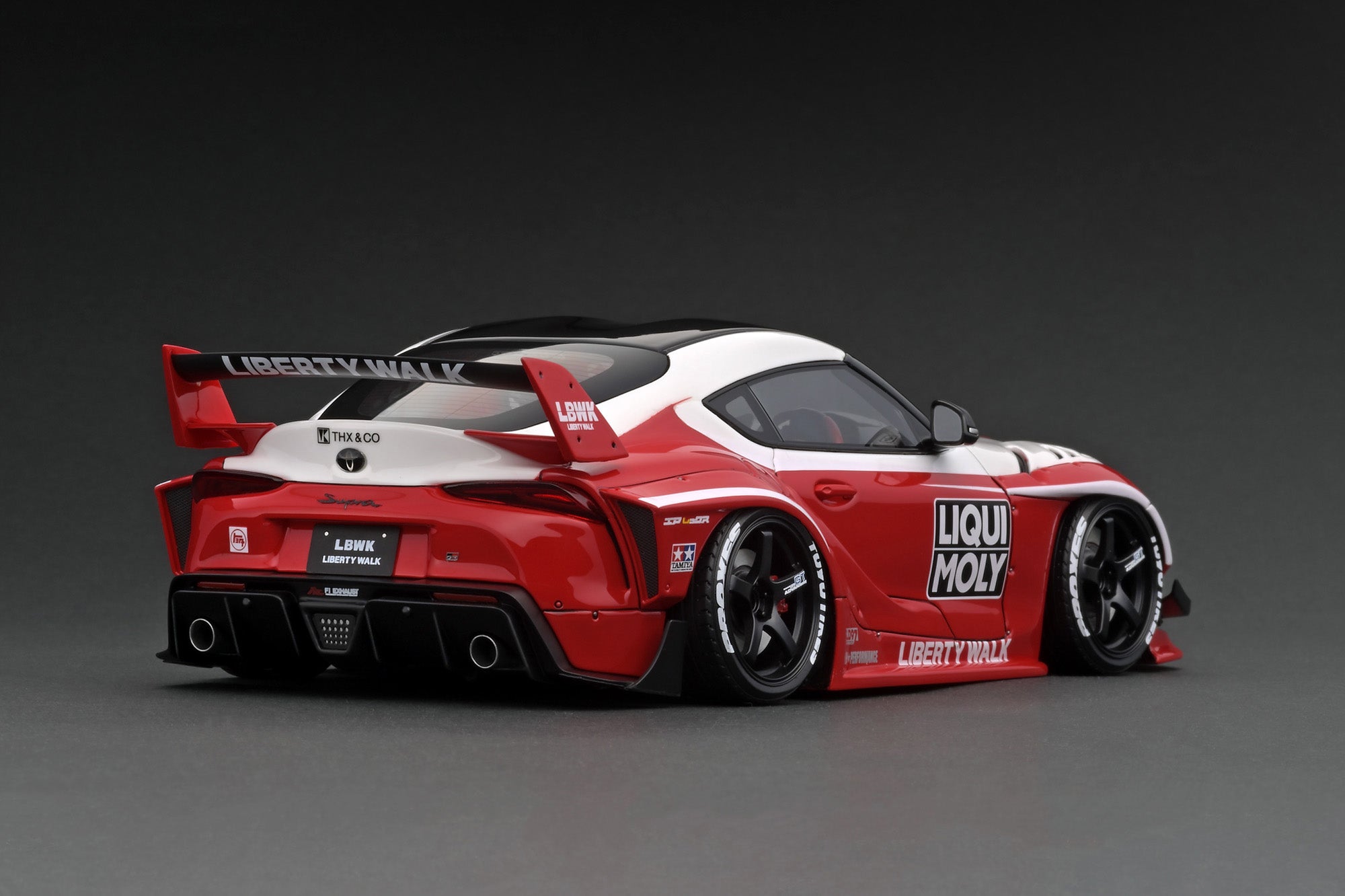 IG2651 LB-WORKS TOYOTA SUPRA (A90) White/Red – ignition model