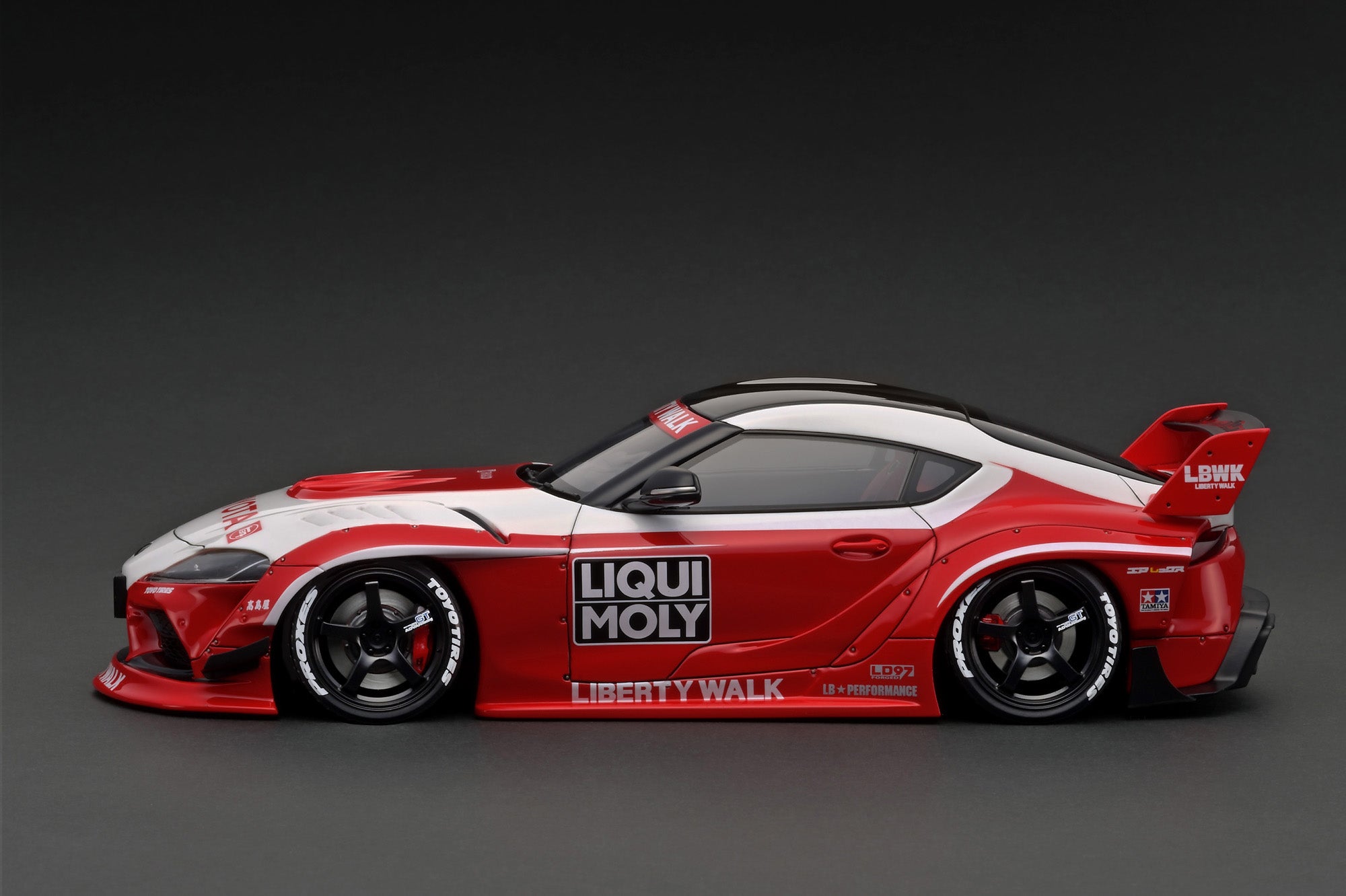 IG2651 LB-WORKS TOYOTA SUPRA (A90) White/Red – ignition model