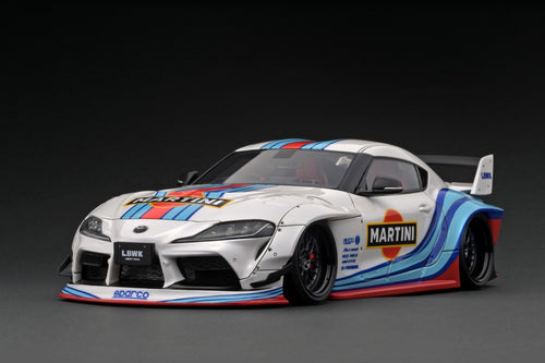 IG2654 LB-WORKS TOYOTA SUPRA (A90) White/Blue/Red