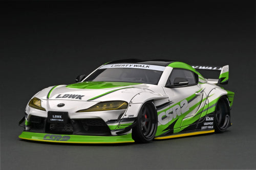 IG2655 LB-WORKS TOYOTA SUPRA (A90) White/Green