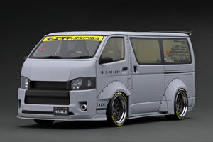 IG2802 T･S･D WORKS HIACE Matte Gray With Roof Rack