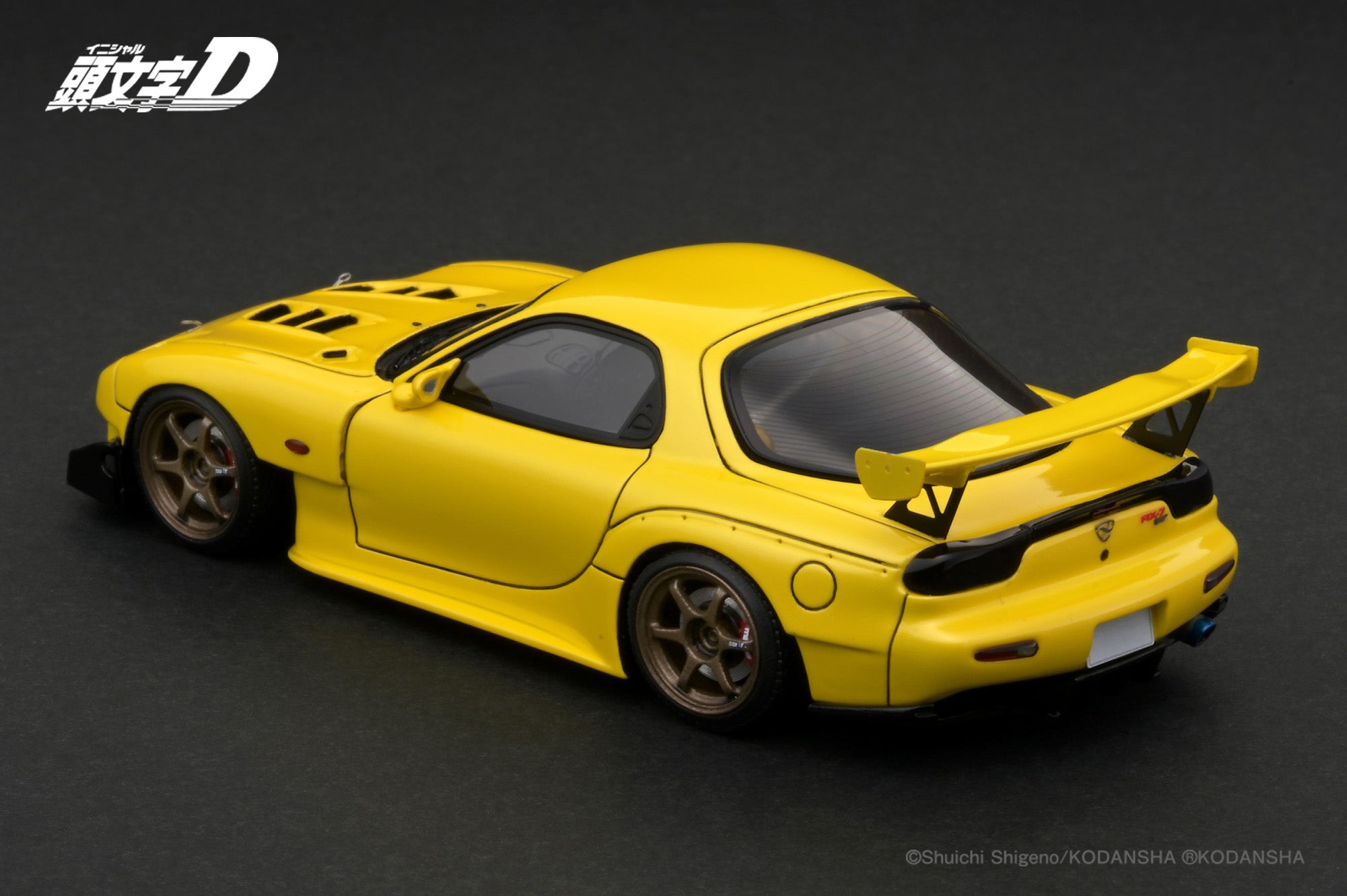 IG2869 INITIAL D Mazda RX-7 (FD3S) Yellow – ignition model