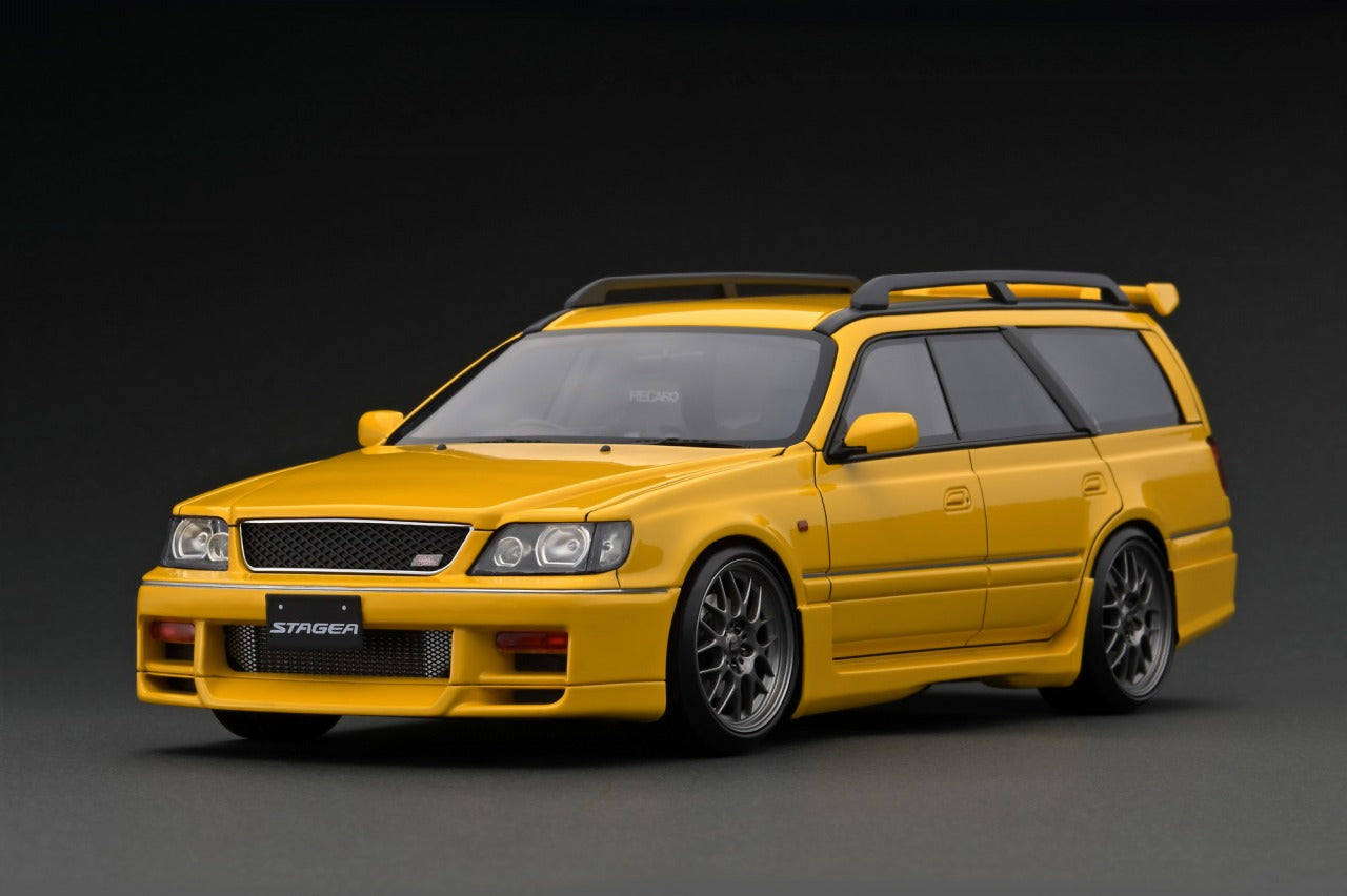 日産 Nissan STAGEA 260RS WGNC34 IG2887 Nissan STAGEA 260RS (WGNC34) Yellow – ignition model