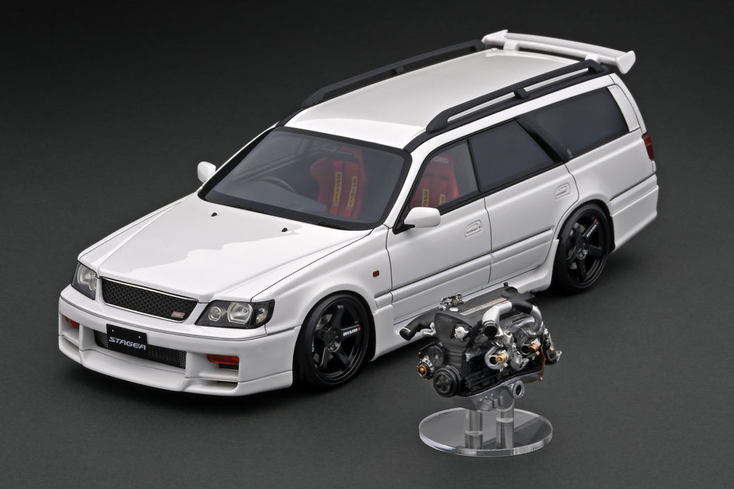 IG2889 Nissan STAGEA 260RS (WGNC34) White With Engine