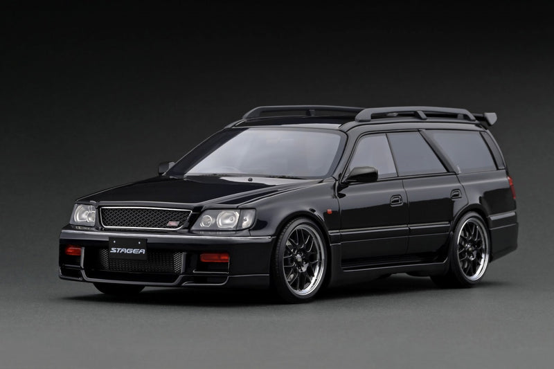 日産 Nissan STAGEA 260RS WGNC34 Nissan STAGEA 260RS (WGNC34) Pearl White With Engine