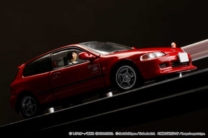 Hobby Japan  HJ641017HR  Honda CIVIC (EG6) Myogi Night Kids / Shingo Shoji (INITIAL D: Diorama Set with Driver Figure)