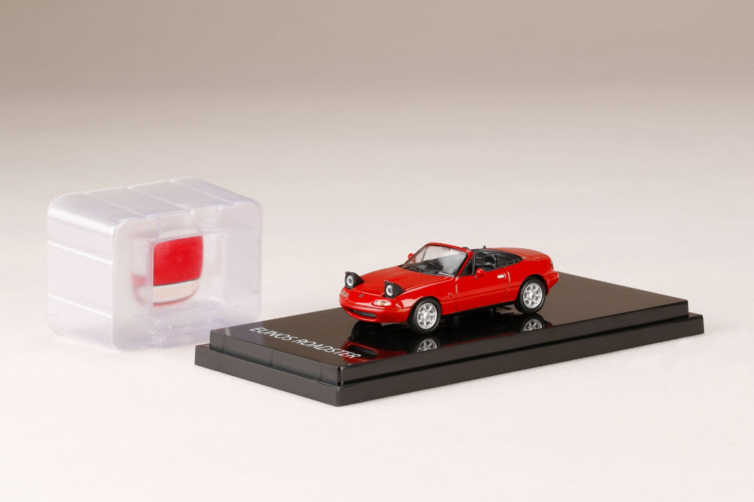 Hobby Japan  HJ641025ALR  EUNOS ROADSTER (NA6CE) / HEADLIGHTS OPEN CLASSIC RED