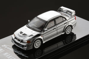 Hobby Japan  HJ641033CS MITSUBISHI LANCER GSR EVOLUTION 6 (T.M.E.) Special Coloring Package (GF-CP9A) SILVER
