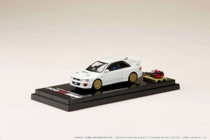 Hobby Japan  HJ641041W SUBARU IMPREZA 22B STi Version (GC8改) With EJ22改 engine display model FETHER WHITE