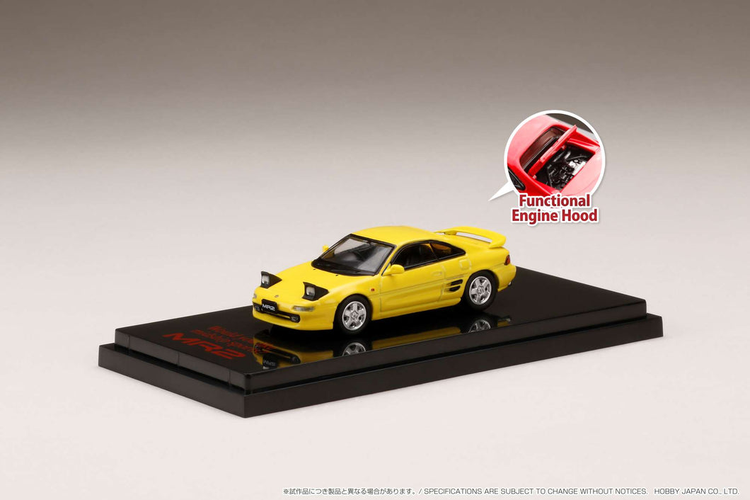 Hobby Japan  HJ641045HY  Toyota MR2 (SW20) GT-S 1996 / Open Headlights SUPER BRIGHT YELLOW