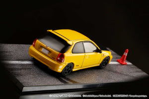 Hobby Japan  HJ642016DA  Honda CIVIC (EK9) Todo-Juku / Tomoyuki Tachi  (INITIAL D: Diorama Set with Driver Figure)