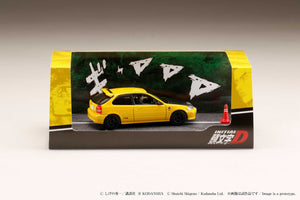 Hobby Japan  HJ642016DA  Honda CIVIC (EK9) Todo-Juku / Tomoyuki Tachi  (INITIAL D: Diorama Set with Driver Figure)