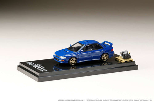 Hobby Japan  HJ643013SBL SUBARU IMPREZA WRX (GC8) Sti Version Ⅱ Sports Blue with Engine Display ModelSports Blue