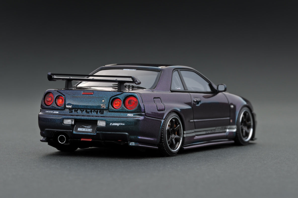 IG1480 TOP SECRET GT-R (BNR34) Midnight Purple – ignition model