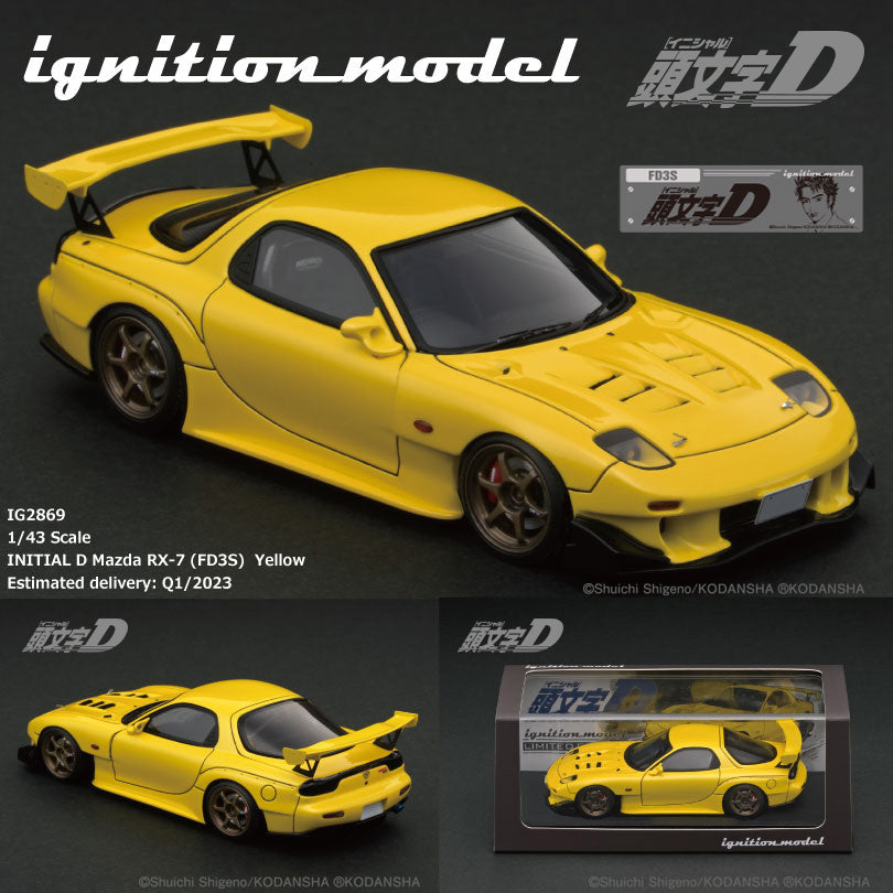 新品】ignition model 1/43 頭文字D RX-7 FD3S-