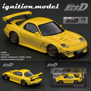 IG2869 INITIAL D Mazda RX-7  (FD3S) Yellow