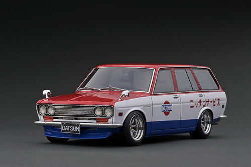 IG2221 Datsun Bluebired (510) Wagon  Red/White/Blue